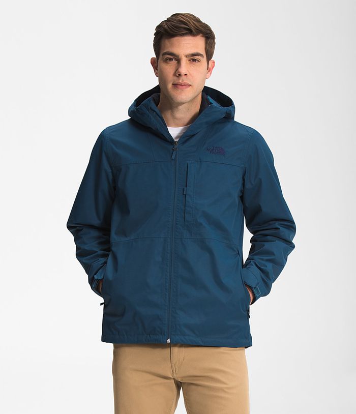 The North Face Arrowood Triclimate® Mens Rain Jacket Navy 486930-IAN
